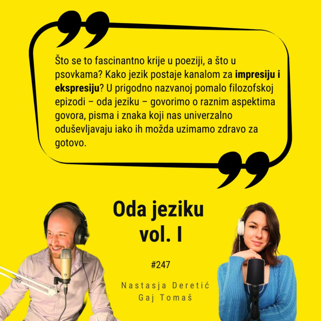 Ep. #247 – Oda jeziku (Vol. I) Ep. #247 – Oda jeziku (Vol. I)